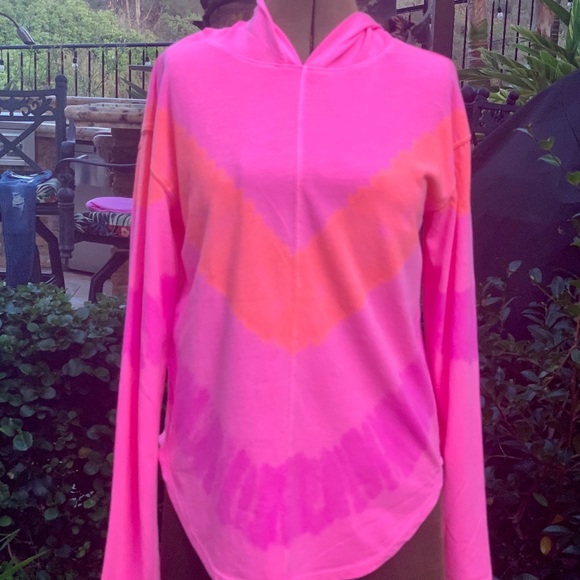 Girls pink Tie-dye Hoodie by SO - Picture 1 of 2